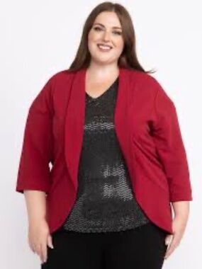 Red Blazer Size 3 Sloane & Sadie